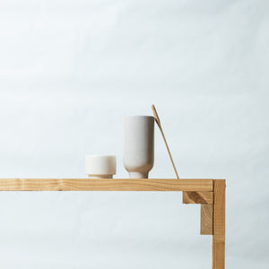 cup L with marble & spoon