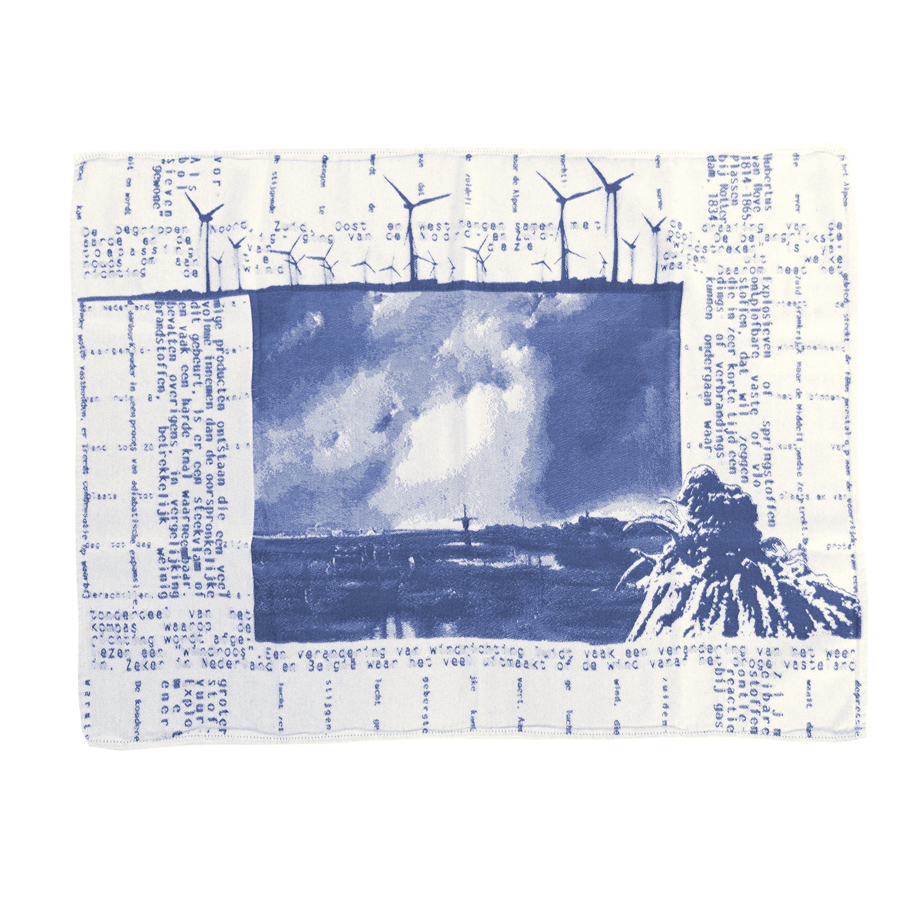 dish towel - blue